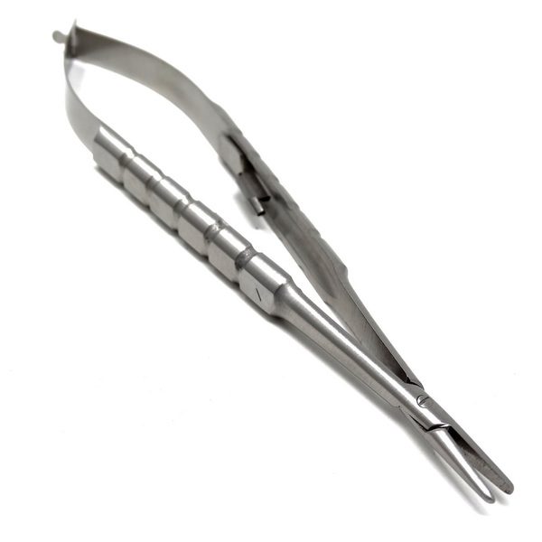 A2Z Scilab Castroviejo Needle Holder 5.5" Straight, Round Handle A2Z-ZR595